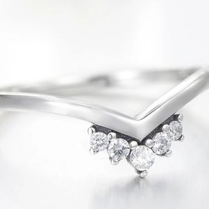 925 Sterling Silver Cubic Zirconia Stackable Enhan